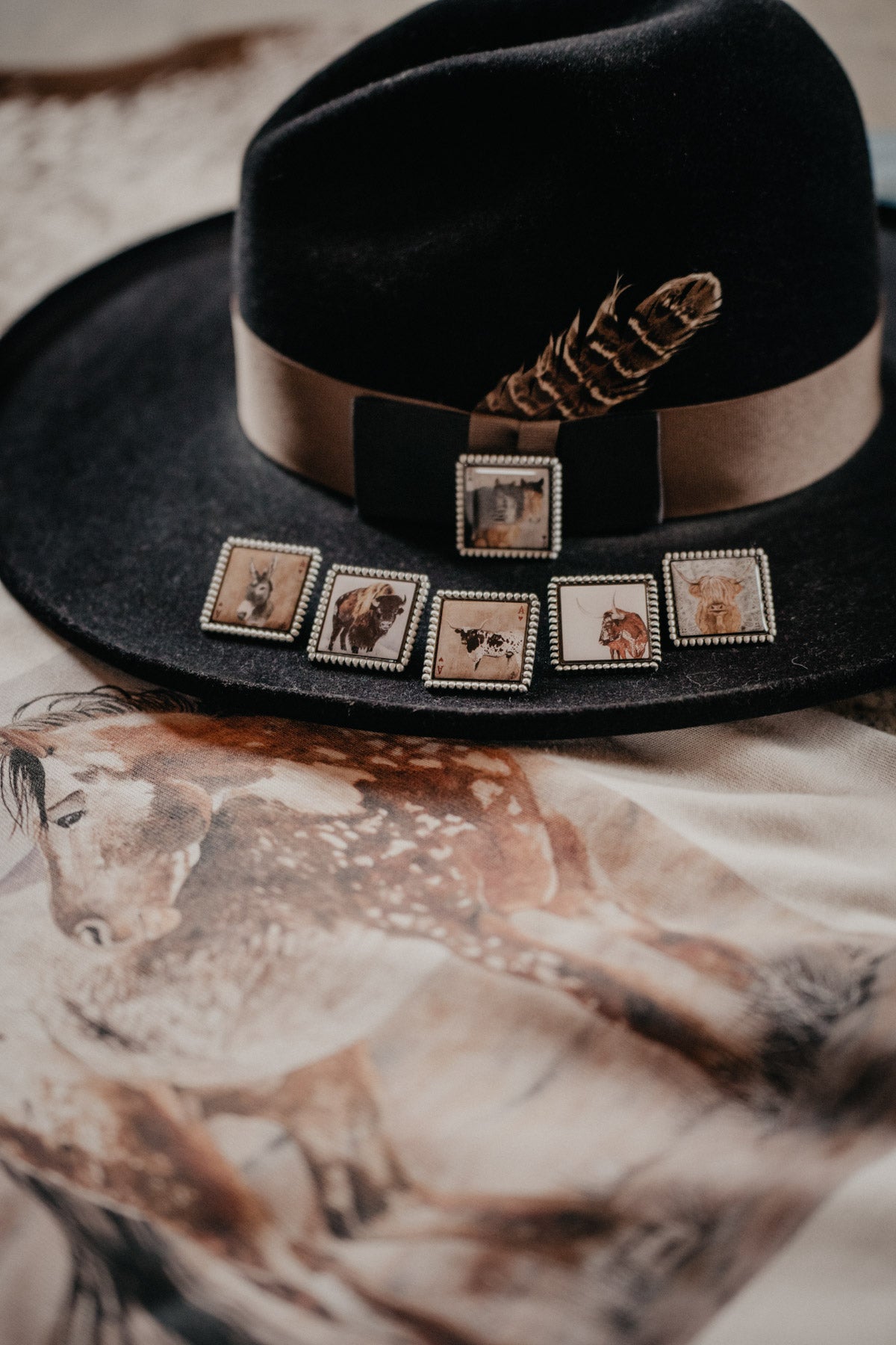 Western Square {Hat} Pins