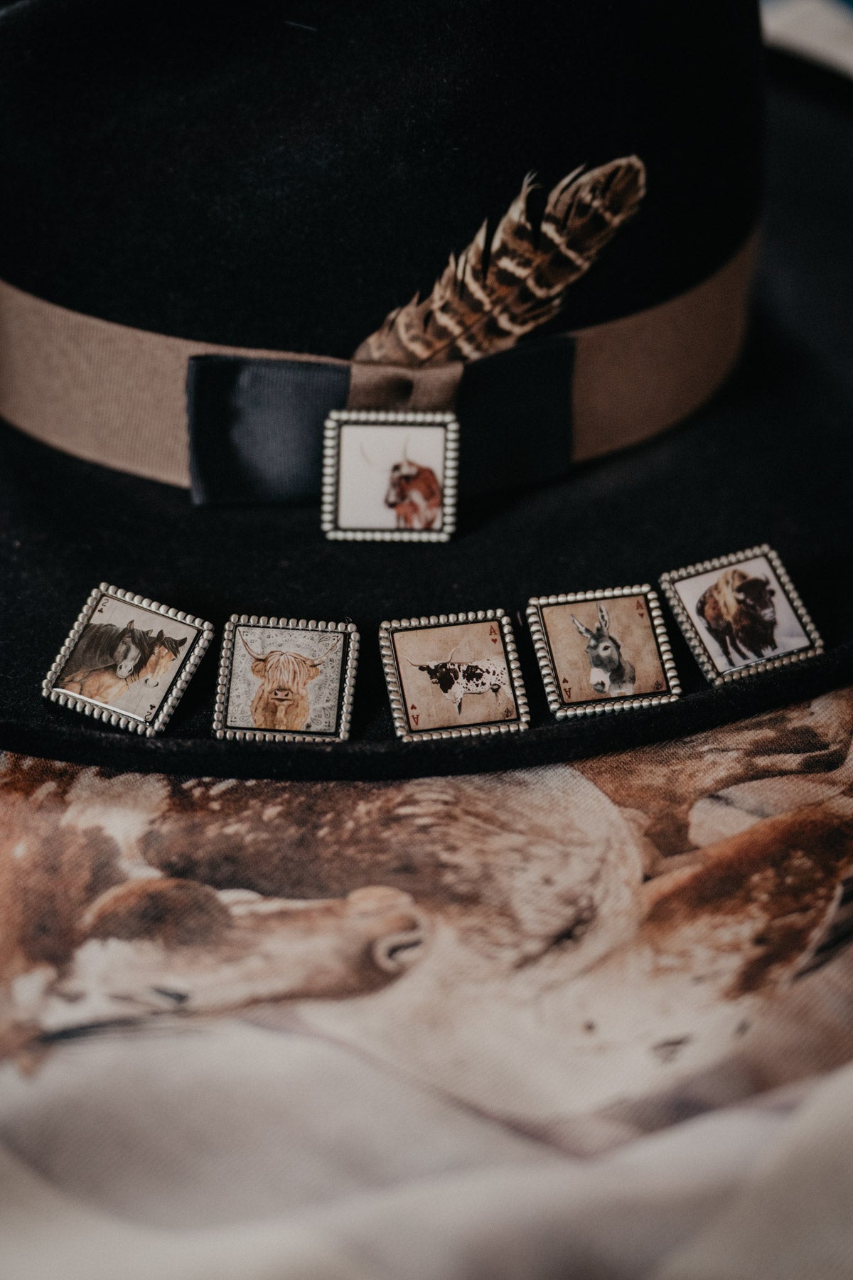 Western Square {Hat} Pins