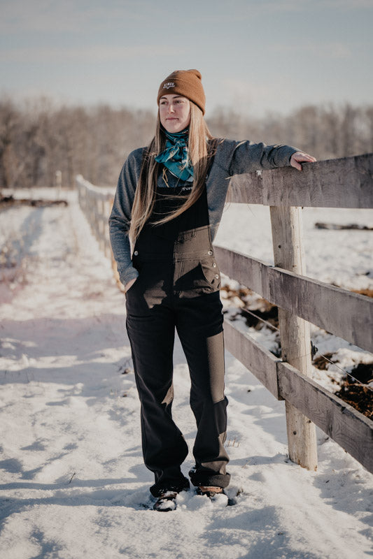 Cowgirl Tuff Fleece Lined Microfibre Winter Bibs (1 L Only)