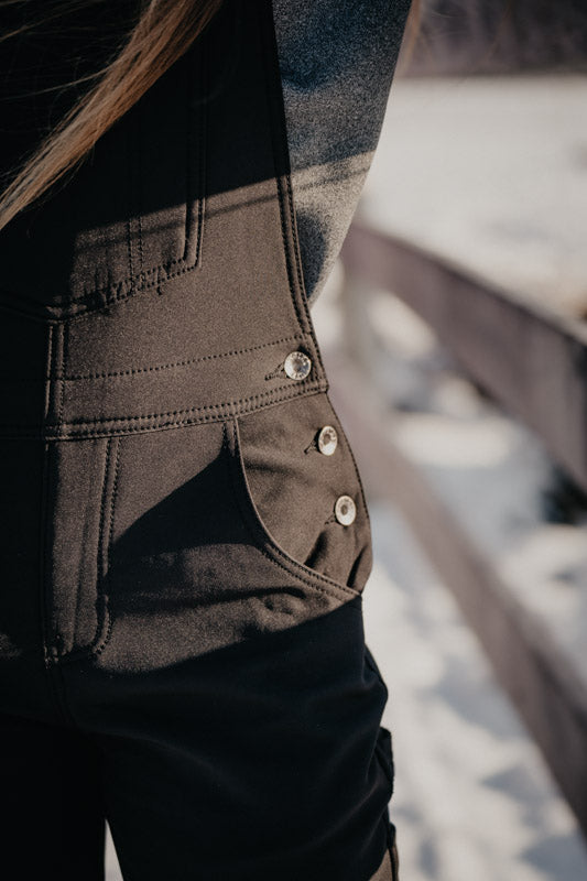 Cowgirl Tuff Fleece Lined Microfibre Winter Bibs (1 L Only)