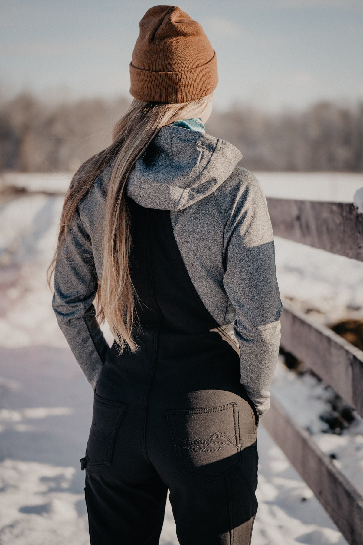 Cowgirl Tuff Fleece Lined Microfibre Winter Bibs (1 L Only)