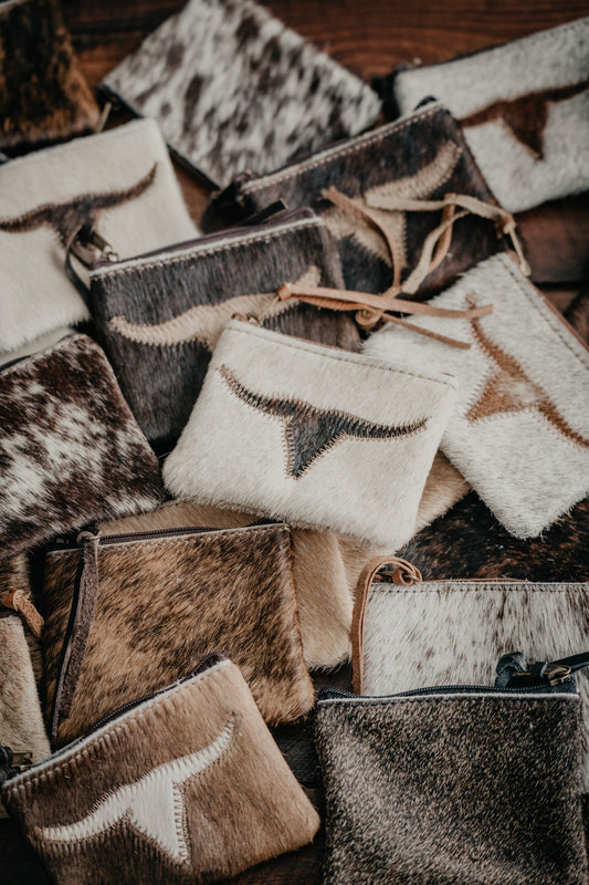 Cowhide Coin Purse *Add on Item Only*