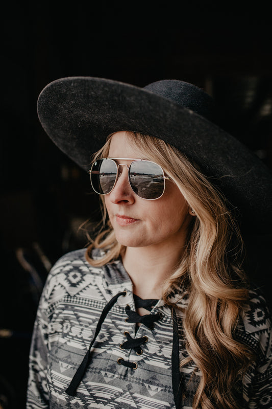 'Lariat' American Bonfire Co. Aviator Sunglasses (2 Colours)