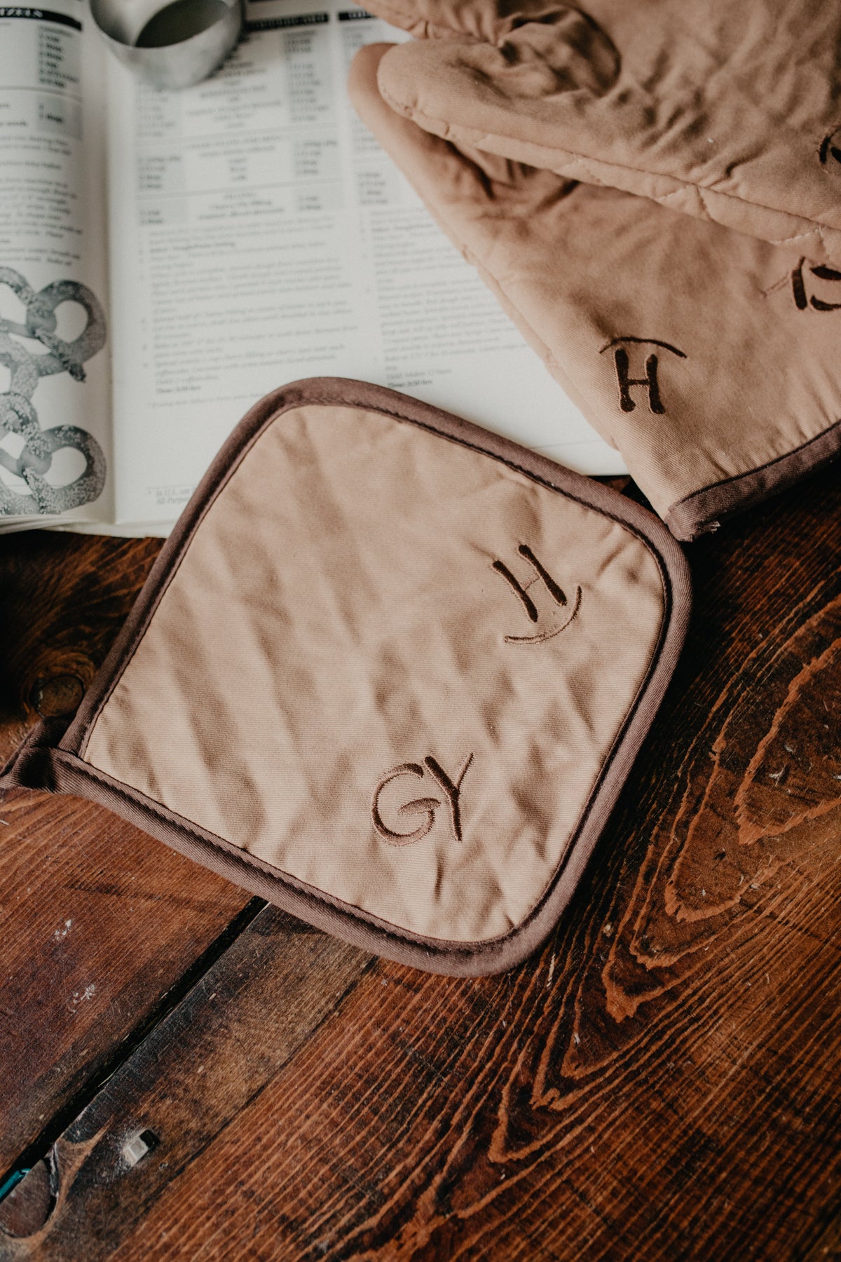 Cattle Brand Embroidered Pot Holder (Sold as Singles)