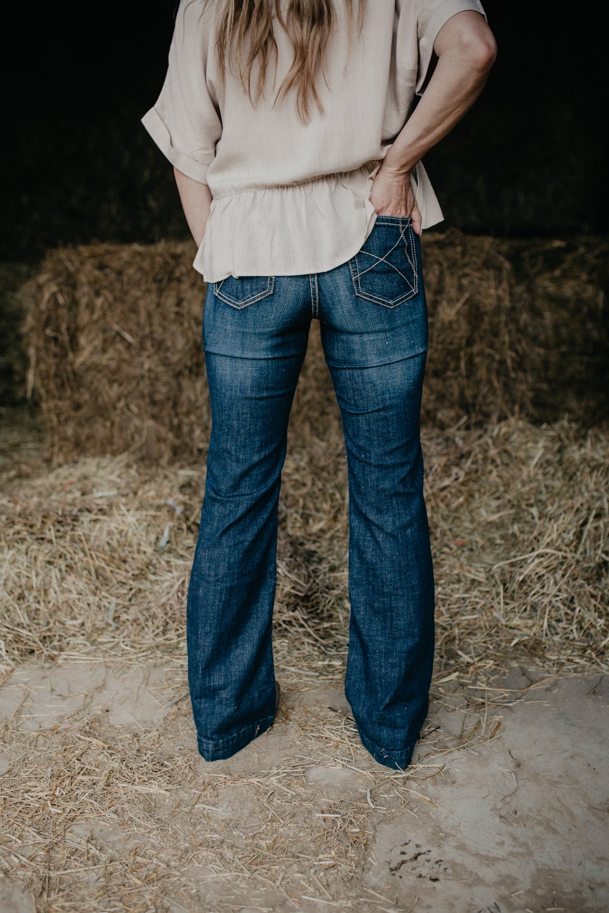 'Ella' High Rise Ariat Trouser Jean (Sizes 25-34)