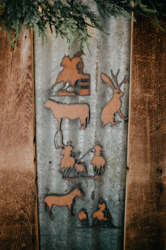 Iron Western And Farming Magnets (Various Shapes)