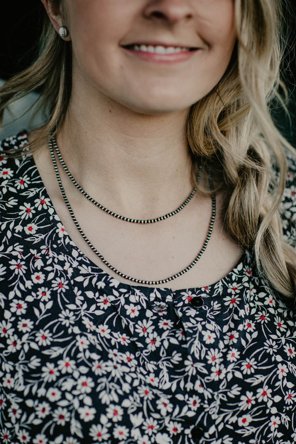 3mm Genuine Navajo Pearl Necklace (16")