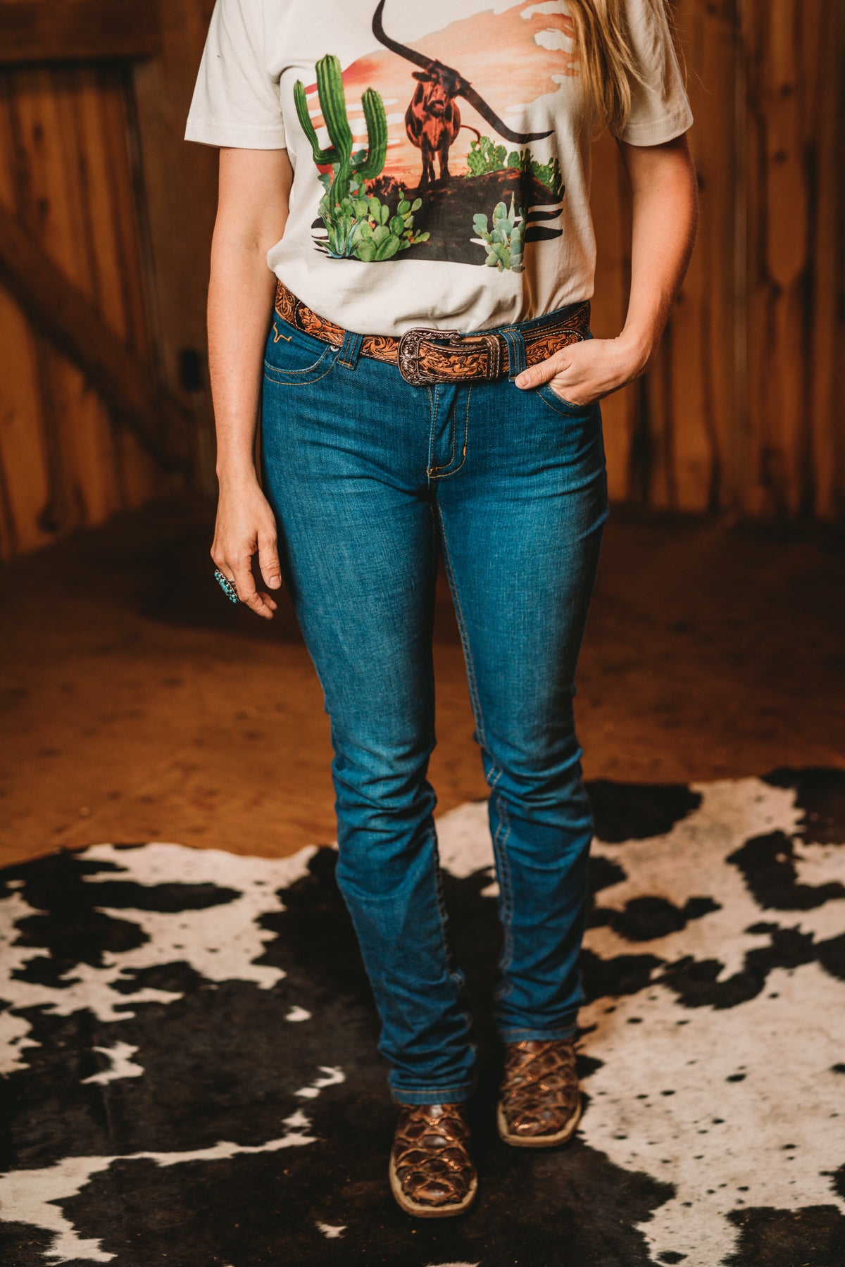 Betty 17 Premium Perfect Rise Straight Leg Jean by Kimes Ranch